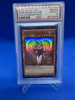 2016 YU-GI-OH! DARK MAGICIAN GIRL MVP1-EN056 - PSA 10 - Image 1