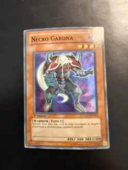 Yugioh Necro Gardna - TAEV-EN012 - 1st Ed. Super Rare - LP - Image 1