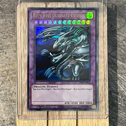 Yugioh! Blue-Eyes Ultimate Dragon (Gold) LDS2-EN018 Ultra Rare 1st Ed VLP - Image 1