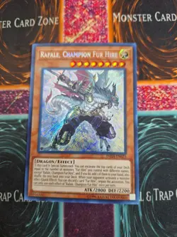 Yu-Gi-Oh! TCG Rafale, Champion Fur Hire DASA-EN023 Secret Rare 1st Edition NM - Image 1