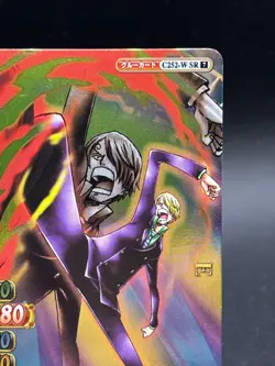 Sanji Strawhats C252-W SR Foil One Piece OnePy Berry Match Bandai Tcg Ccg Japan - Image 3