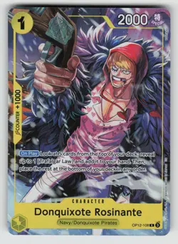2026 One Piece TCG DONQUIXOTE ROSINANTE Promo OP12-108 Illustration Box Volume 6 - Image 1