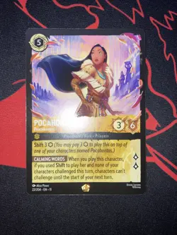 Pocahontas Peacekeeper 22/204 Legendary Winterspell Lorcana Disney English NM - Image 2