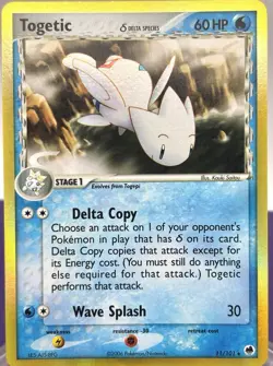 Pokemon 2006 EX Dragon Frontiers | Togetic | #11/101 HOLO - Image 1