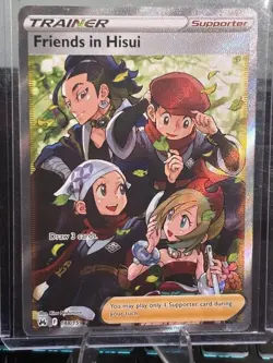Friends In Hisui 148/159 Pokemon Crown Zenith Trainer Full Art NM - Image 1