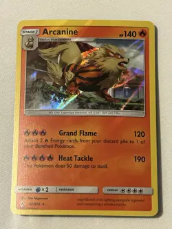 Pokemon TCG Arcanine 22/214 Unbroken Bonds Holo Rare - Image 1