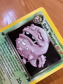 Pokemon TCG Team Rocket 1st Edition Holo Dark Weezing 14/82 - Image 3