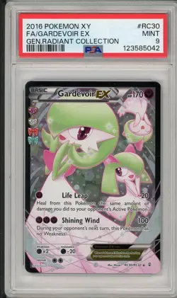 2016 Pokemon XY Generations Radiant Collection Gardevoir EX Full Art #RC30 PSA 9 - Image 1