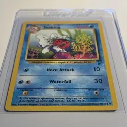 Pokemon Seaking 70 HP Base Set 2 60/130 Uncommon 2000 Stage 1 Kagemaru Himeno - Image 4