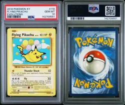 2016 Pokemon XY Evolutions Flying Pikachu #110/108 PSA 10 - Image 3