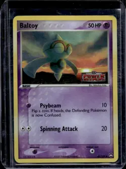 2007 Pokemon EX Power Keepers Baltoy Reverse Holo #44/108 - Image 1