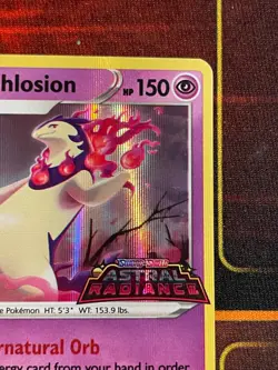 Hisuian Typhlosion 052/189 Pokemon Astral Radiance Stamped Gamestop Exclusive - Image 3