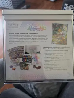 Prismatic Evolutions Pokemon Center ETB Elite Trainer Box Sealed w/ Protector - Image 3