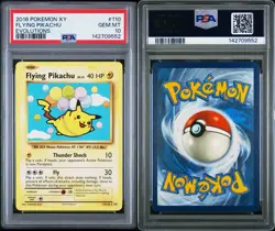 2016 Pokemon XY Evolutions Flying Pikachu #110/108 PSA 10 - Image 3