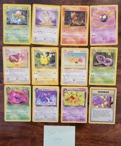 WOTC Vintage Pokemon Bulk Lot Legendary Collection Fossil Rocket Jungle - Image 1