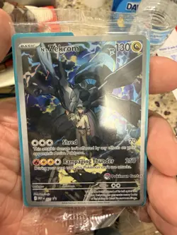 N's Zekrom 031 Ascended Heroes ETB Promo Pokemon Center Stamp - SEALED IN HAND - Image 1