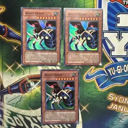 Yugioh! Insect Queen RP02-EN088 Super Rare x3 Playset NM - Image 1