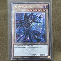 Dark Magician (New Art) (Quarter Century Secret Rare) RA04-EN001 Yu-Gi-Oh 1st Ed - Image 1