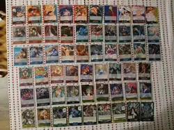 One Piece TCG English Lot ×57 Foils, Leaders, And Don (No Duplicates) - Image 1
