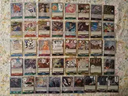 One Piece TCG Japanese Lot ×41 Pirate Foils Only (No Duplicates) - Image 1