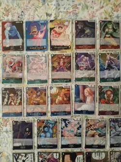 One Piece TCG Japanese Lot ×43 Foils And Leaders (No Duplicates) - Image 2