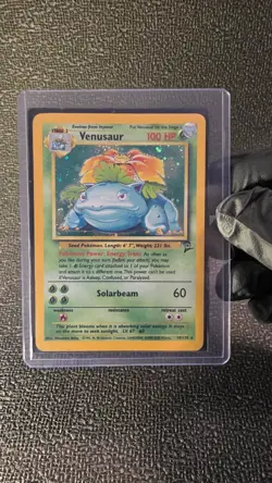 Pokemon Venusaur 015/102 Base Set 2 Holo Rare 100 HP English Card - Image 4