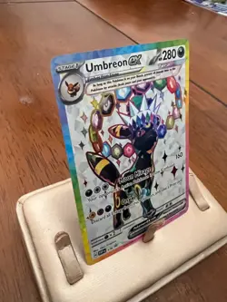 Pokemon Card Umbreon ex 176 SV Scarlet and Violet Promo Holo - Image 4
