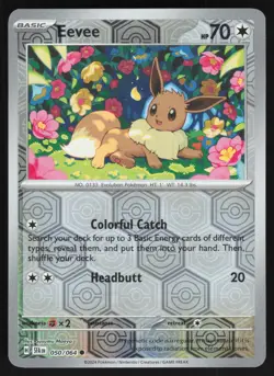 Eevee Common Reverse Holo 050/064 NM SV: Shrouded Fable Pokemon Card - Image 1