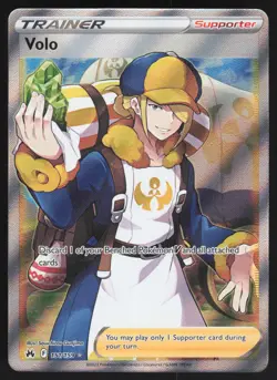 Volo (Full Art) Ultra Rare Holofoil 151/159 NM Crown Zenith Pokemon Card - Image 1