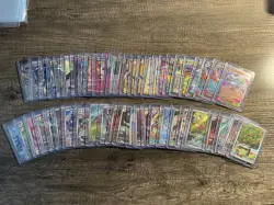 50 Card Pokemon TCG Lot IR, EX, Full Art, Masterball, Promo - Image 1