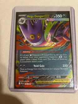 Pokemon card. Mega gengar ex perfect condition. No scratches not off-center - Image 1