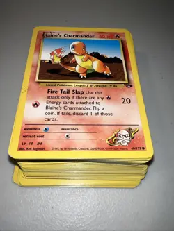 Pokemon Complete Common Unlimited Gym Challenge Set 72 Cards NM/LP - Image 1