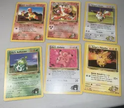 Pokemon Complete Common Unlimited Gym Challenge Set 72 Cards NM/LP - Image 2