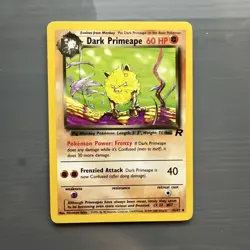 Pokemon Dark Primeape TCG Team Rocket Card 43/82 - Image 1