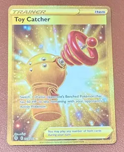 Pokemon Evolving Skies Toy Catcher Holo Card 233/203 Secret Rare Pack Fresh - Image 1