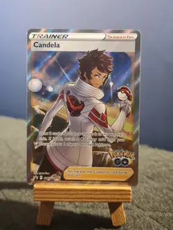 Candela SWSH228 Pokemon GO Full Art Supporter Ultra Rare Promo Pokemon Card New - Image 1