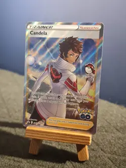 Candela SWSH228 Pokemon GO Full Art Supporter Ultra Rare Promo Pokemon Card New - Image 2