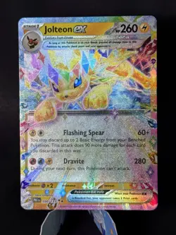 Pokemon TCG Jolteon EX 030/131 Prismatic Evolutions Double Rare Holo Card - Image 1