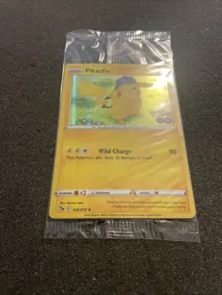 Pokemon/Pokemon GO Prerelease Pikachu Holo Foil Promo Card #028/078 Sealed - Image 2