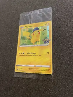 Pokemon/Pokemon GO Prerelease Pikachu Holo Foil Promo Card #028/078 Sealed - Image 4