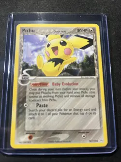 Pokemon Pichu Delta Species Holon Phantoms 76/110 Common Regular Card 50 HP 2006 - Image 1