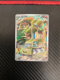 Pokemon TCG Litten Temporal Forces Illustration Card 167/162 Near Mint Condition - Image 1