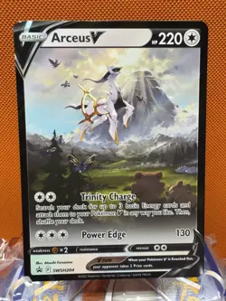 Arceus V SWSH204 SWSH: Sword & Shield Promo Cards Holo NM 2047 - Image 1