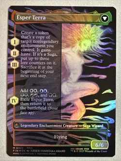 MTG / Terra, Magical Adept / FIN / #323 / FOIL (Borderless) / Mythic / NM - Image 2