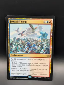 MTG - Frostcliff Siege - Normal - Enchantment - TDM #187 - Rare - NM - Image 1