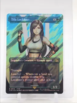 TIFA LOCKHART 2025 MAGIC THE GATHERING FINAL FANTASY FOIL RARE B 1/2 Q6095 - Image 1