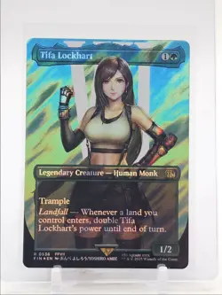 TIFA LOCKHART 2025 MAGIC THE GATHERING FINAL FANTASY FOIL RARE A 1/2 Q6095 - Image 1