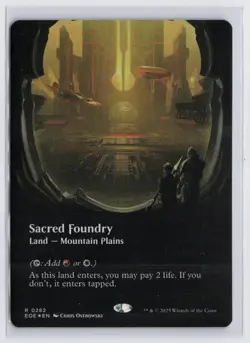Sacred Foundry (Borderless) Edge of Eternities Foil - Image 1