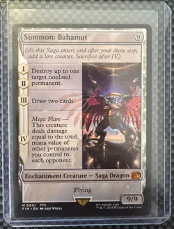 Magic: The Gathering - Final Fantasy - Summon: Bahamut Mythic Rare - NM - Image 1