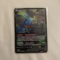 Pokemon TCG Zacian v TG21/TG30 NM Sword& Shield Astral Radiance Trainer Gallery - Image 1